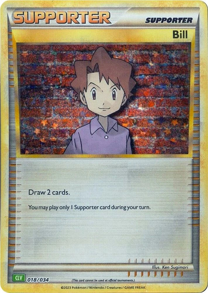 Bill (CLV) Classic Collection Trading Card Game Classic 018/034 NM