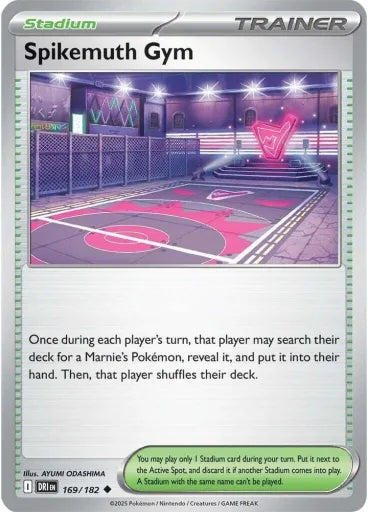 Spikemuth Gym SV10: Destined Rivals 169/182 (Near Mint Reverse Holofoil)