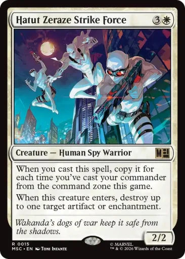 Hatut Zeraze Strike Force (Surge Foil) Commander: Marvel Super Heroes 15 (Near Mint Foil)