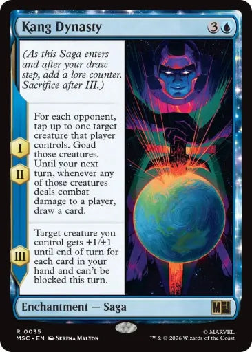 Kang Dynasty (Surge Foil) Commander: Marvel Super Heroes 35 (Near Mint Foil)