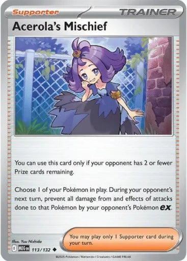Acerola's Mischief - 113/132 ME01: Mega Evolution 113/132 (Near Mint)