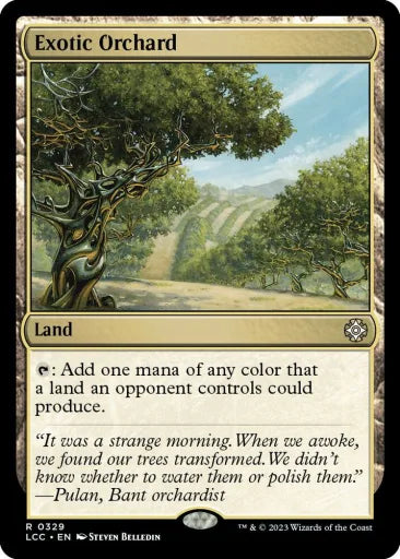 Exotic Orchard Commander: The Lost Caverns of Ixalan 329 (Near Mint)