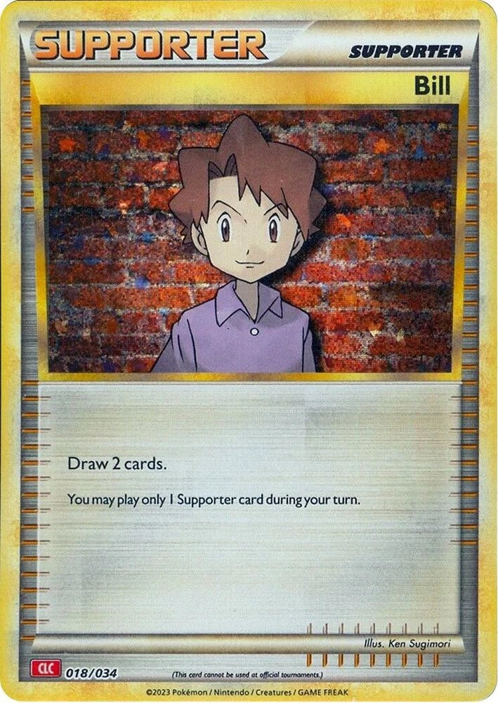 Bill (CLC) Classic Collection Trading Card Game Classic 018/034 NM