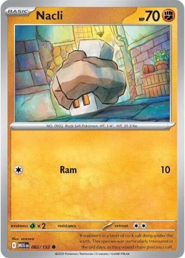 Nacli ME01: Mega Evolution 082/132 (Near Mint)